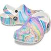 imageCrocs Womens Classic Solar Rainbow ClogsPastel Swirl