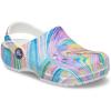 imageCrocs Womens Classic Solar Rainbow ClogsPastel Swirl