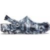 imageCrocs Womens Classic Solar Rainbow ClogsWhiteBlack
