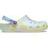 imageCrocs Womens Classic Solar Rainbow ClogsWhiteMulti