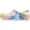imageCrocs Womens Classic Solar Rainbow ClogsWhiteMulti
