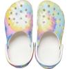 imageCrocs Womens Classic Solar Rainbow ClogsWhiteMulti