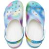 imageCrocs Womens Classic Solar Rainbow ClogsWhiteMulti Solarized