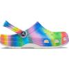imageCrocs Womens Classic Solar Rainbow ClogsWhiteMulti Spray Dye