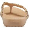 imageCrocs Womens Kadee II Flip FlopsLeopardGold