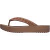 imageCrocs Womens Platform Flip Flop SandalDiamonte Bronze