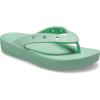 imageCrocs Womens Platform Flip Flop SandalJade Stone