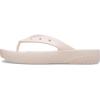 imageCrocs Womens Platform Flip Flop SandalQuartz