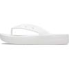 imageCrocs Womens Platform Flip Flop SandalWhite