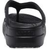 imageCrocs Womens Sloane Embellished Wedge Flip FlopsBlack Glitter