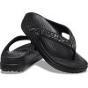 imageCrocs Womens Sloane Embellished Wedge Flip FlopsBlack Glitter