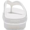 imageCrocs Womens Sloane Embellished Wedge Flip FlopsWhite Glitter