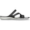 imageCrocs Womens Swiftwater SandalBlackWhite