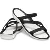 imageCrocs Womens Swiftwater SandalBlackWhite