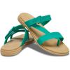 imageCrocs Womens Tulum Toe Post SandalsDeep Green Tan