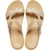 imageCrocs Womens Tulum Toe Post SandalsMetallic Champagne