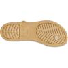 imageCrocs Womens Tulum Toe Post SandalsMetallic Champagne