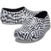 imageCrocs unisexadult mens On the Clock Clog Slip Resistant ShoesBlackWhite