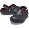 imageCrocs UnisexAdult Classic Holiday Lined ClogsBuffalo PlaidBlackVarsity Red
