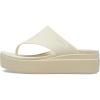 imageCrocs Womens Brooklyn Platform Flip FlopBone
