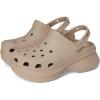 imageCrocs Womens Classic Bae Clogs Platform Shoes for WomenTaupe