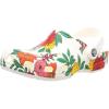 imageCrocs Womens Classic Marbled Tiedye ClogsWhiteFloral