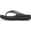 imageCrocs Womens Sloane Embellished Wedge Flip FlopsBlack Glitter