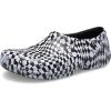 imageCrocs unisexadult mens On the Clock Clog Slip Resistant ShoesBlackWhite