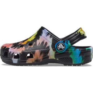 imageCrocs Kids Classic Tie Dye ClogsBlackBlack