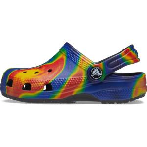 imageCrocs Kids Classic Tie Dye ClogsNavyBlack