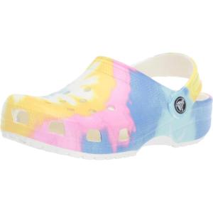 imageCrocs Kids Classic Tie Dye ClogsWhiteMulti