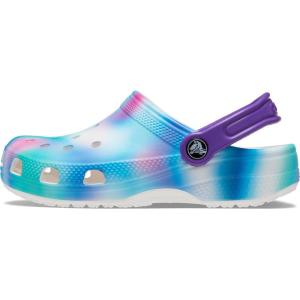 imageCrocs Kids Classic Tie Dye ClogsWhiteMulti Solarized