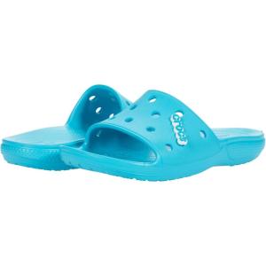 imageCrocs Unisex Adult Classic Slide SandalsDigital Aqua