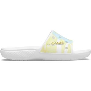 imageCrocs Unisex Adult Classic Slide SandalsWhiteMulti Tiedye