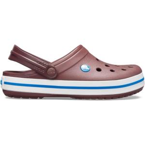 imageCrocs Unisex Adult Crocband ClogBurgundy White