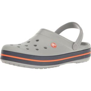 imageCrocs Unisex Adult Crocband ClogLight GreyNavy