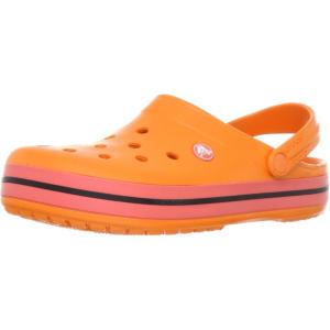 imageCrocs Unisex Adult Crocband ClogOrange Pulse