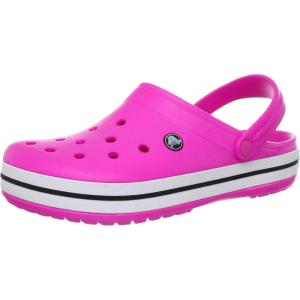 imageCrocs Unisex Adult Crocband ClogPink Neon Magenta Black