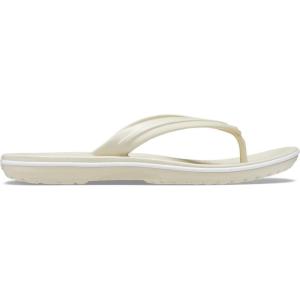 imageCrocs Unisex Adult Crocband Flip Flop SandalsBone