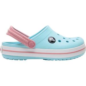 imageCrocs Unisex Child Crocband ClogsIce BlueWhite