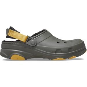 imageCrocs UnisexAdult All Terrain Lined Clogs with Adjustable Heel StrapDusty Olive