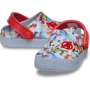 imageCrocs UnisexAdult Avengers Off Court Clogs Toddler CLG T BluGryBlue Grey