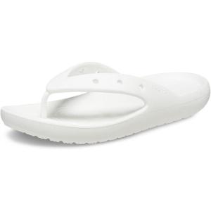 imageCrocs UnisexAdult Classic Flip V2 FlopWhite