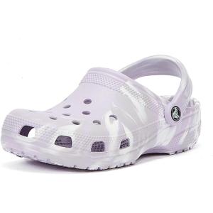 imageCrocs UnisexAdult Classic Graphic ClogsLavenderMulti