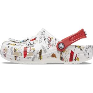 imageCrocs UnisexAdult Classic Peanuts Snoopy ClogWhiteMulti