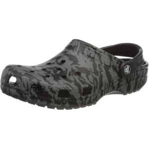 imageCrocs UnisexAdult Classic Printed Camo ClogBlack Camo