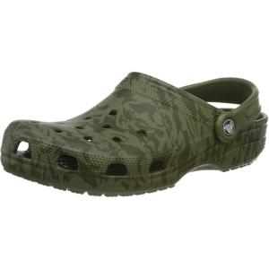 imageCrocs UnisexAdult Classic Printed Camo ClogGreen Army Green 309