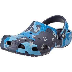 imageCrocs UnisexAdult Classic Printed Camo ClogNavy Multi