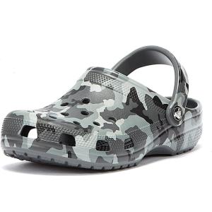 imageCrocs UnisexAdult Classic Printed Camo ClogSlate Grey Camo