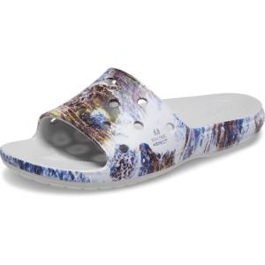 imageCrocs UnisexAdult Classic Spray Camo Slide SandalAtmosphere